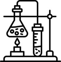 Test Tubes Creative Icon Design vector