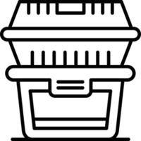 Food Container Creative Icon Design vector