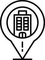 Location Pin Creative Icon Design vector