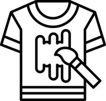 diseño de icono creativo de camiseta vector