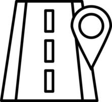 Road Location Creative Icon Design vector