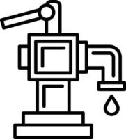 Hand Pump Creative Icon Design vector