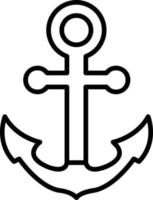 Anchor Creative Icon Design vector