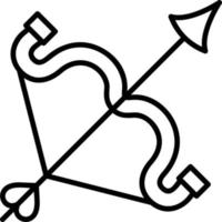 Arrow Bow Creative Icon Design vector