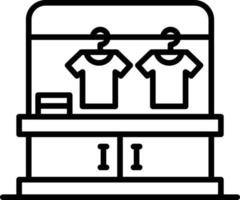 Clothes Rack Creative Icon Design vector