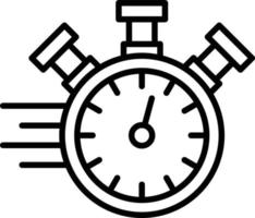 Stopwatch Creative Icon Design vector