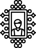 Frame Creative Icon Design vector