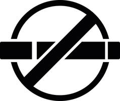 No Smoking Creative Icon Design vector