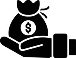 Money Bag Creative Icon Design vector