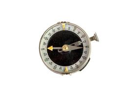 magnetic compass isolated photo
