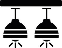 Ceiling Lamp Creative Icon Design vector