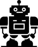 diseño de icono creativo robot vector