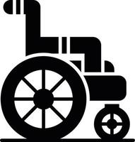 Wheelchair Creative Icon Design vector