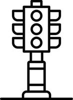 Traffic Lights Creative Icon Design vector