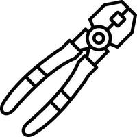 Joint Pliers Creative Icon Design vector