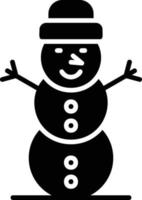 Snowman Creative Icon Design vector