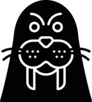 Walrus Creative Icon Design vector