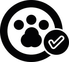 Pet Friendly Creative Icon Design vector