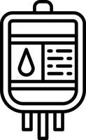 Blood Bag Creative Icon Design vector