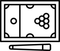 Snooker Creative Icon Design vector