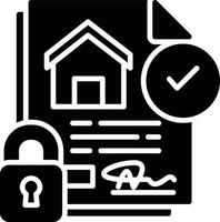 Home Insurance Creative Icon Design vector