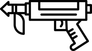 diseño de icono creativo de fusil vector