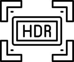 Hdr Creative Icon Design vector