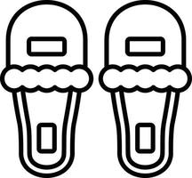 Slippers Creative Icon Design vector