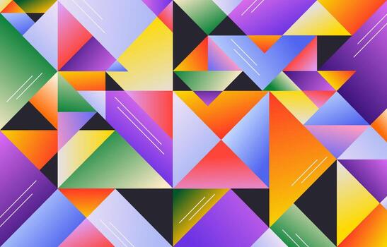 fondo triangular abstracto vector