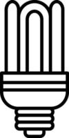 Light Bulb Creative Icon Design vector