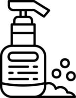 Shampoo Creative Icon Design vector