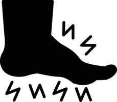 Foot Creative Icon Design vector