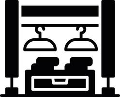 Clothes Rack Creative Icon Design vector