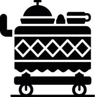 Food Cart Creative Icon Design vector