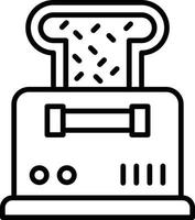 Toaster Creative Icon Design vector