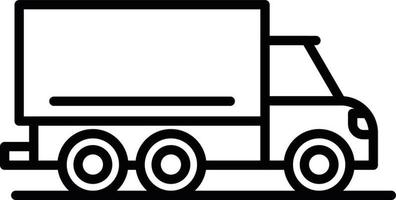 Cargo Truck Creative Icon Design vector