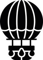 Hot Air Balloon Creative Icon Design vector