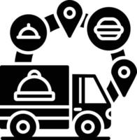 Food Delivery Creative Icon Design vector