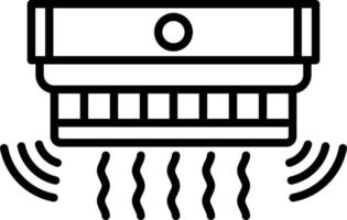 Smoke Detector Creative Icon Design vector