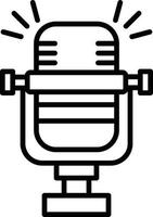 Microphone Creative Icon Design vector