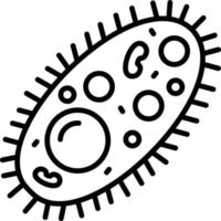 diseño de icono creativo de bacterias vector