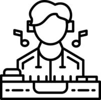 DJ Creative Icon Design vector