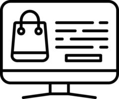 Shopping Online Creative Icon Design vector