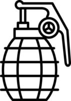 diseño de icono creativo de granada vector