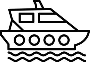 diseño de icono creativo de barco vector