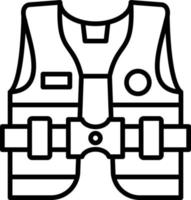 Life Jacket Creative Icon Design vector