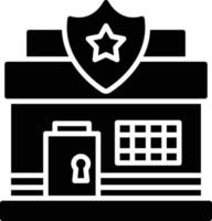 Police Station Creative Icon Design vector