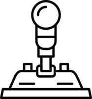 diseño de icono creativo de joystick vector