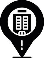 Location Pin Creative Icon Design vector