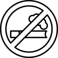 No Smoking Creative Icon Design vector